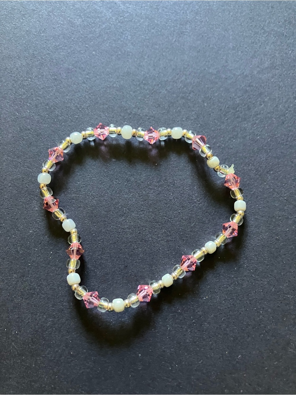 #13 handmade Swarovski anklet